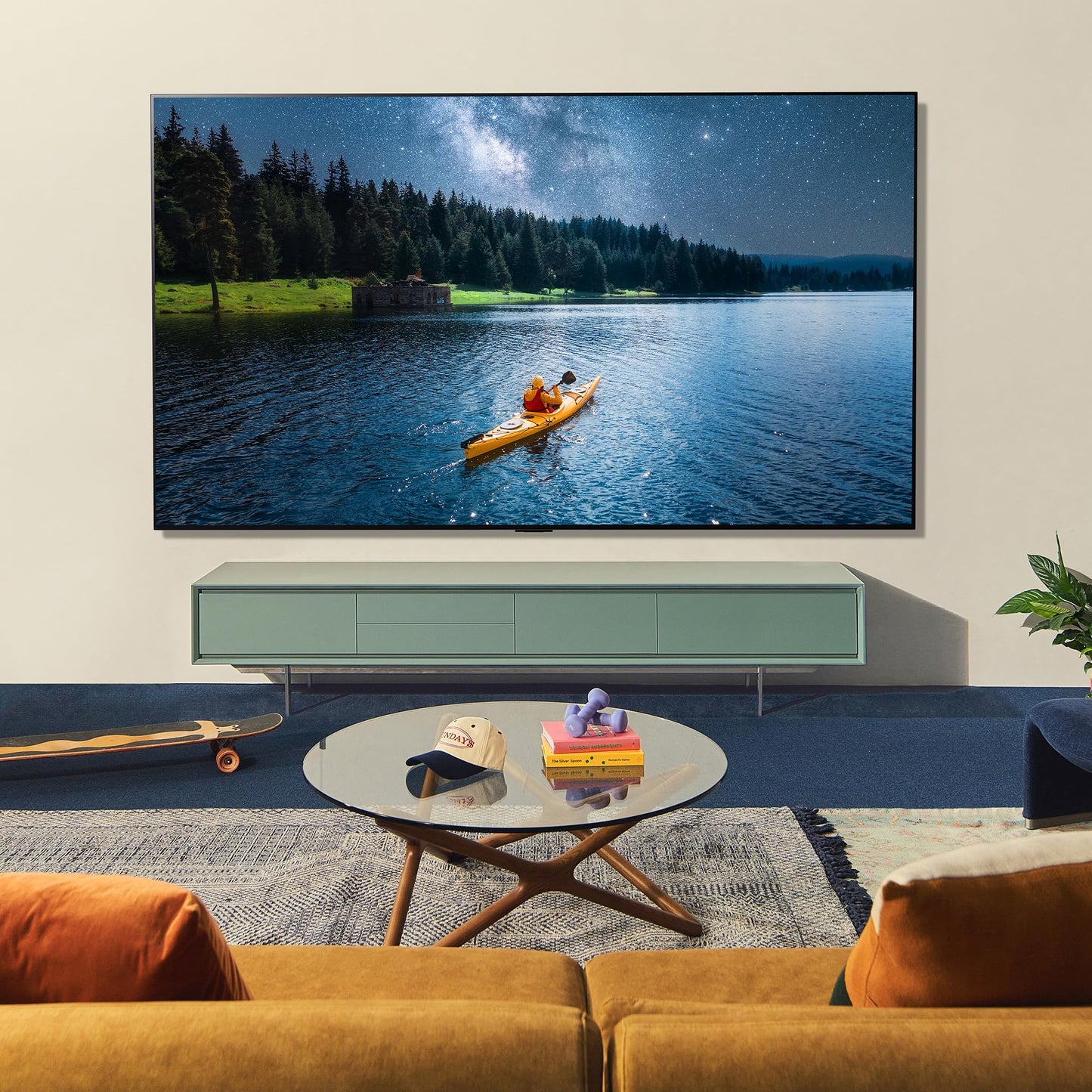 LG Pantalla OLED EVO 55 Pulgadas 4K Smart TV 2024 ThinQ AI OLED55C4PSA