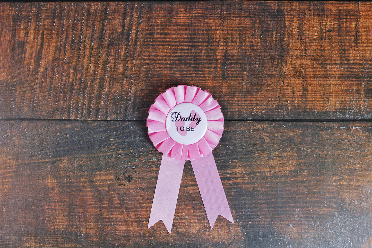 PATICARRY - Juego de decoración para baby shower, ramillete de maternidad rosa, alfileres de placa de hojalata (61 x 3.7 pulgadas)