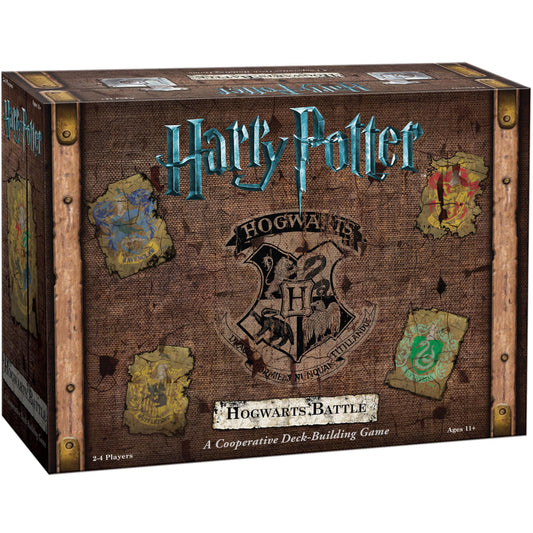 Juego de Mesa Usaopoly Harry Potter Hogwarts Battle Producto Oficial Cooperativo de Cartas para Construir Mazos