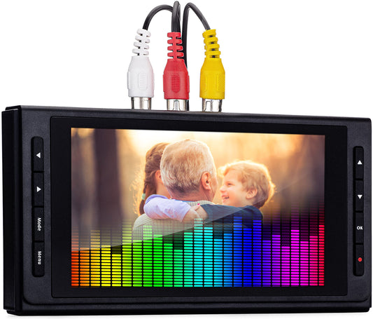 ClearClick - Convertidor de video a digital 3.0 (tercera generación) - Grabar video y audio de VCR, VHS, AV, RCA, Hi8, videocámara, DVD, tocadiscos, cintas de casete [requiere grabadora de videocámara