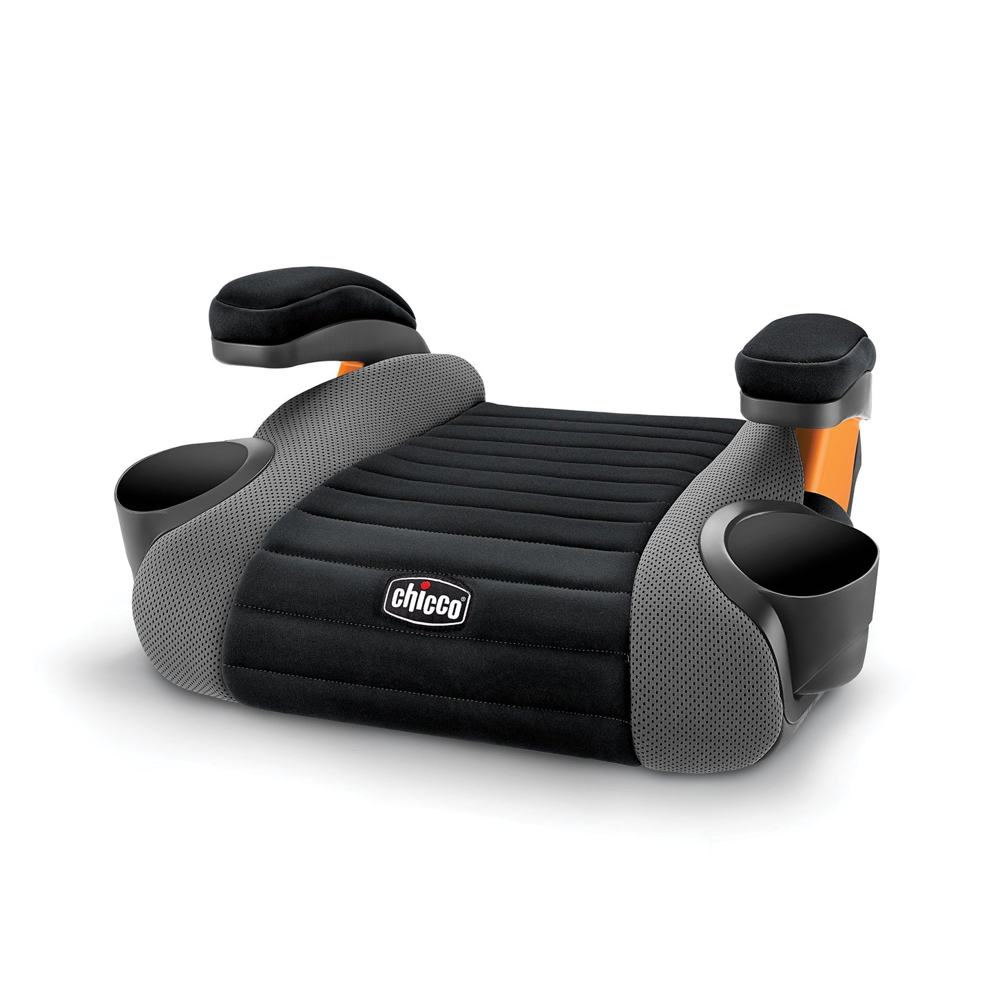 Chicco GoFit - Asiento elevador de coche sin espalda para niños de 40 a 100 libras, tiburón/negro/gris