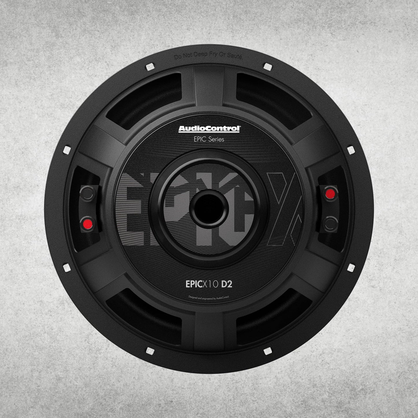 AudioControl EPICX Series - Altavoz de subwoofer para coche de 10 pulgadas, potencia máxima de 750 W (500 W RMS), bobinas de voz duales de 2 ohmios, sub Loud Pro StreetBass para sistema de audio para