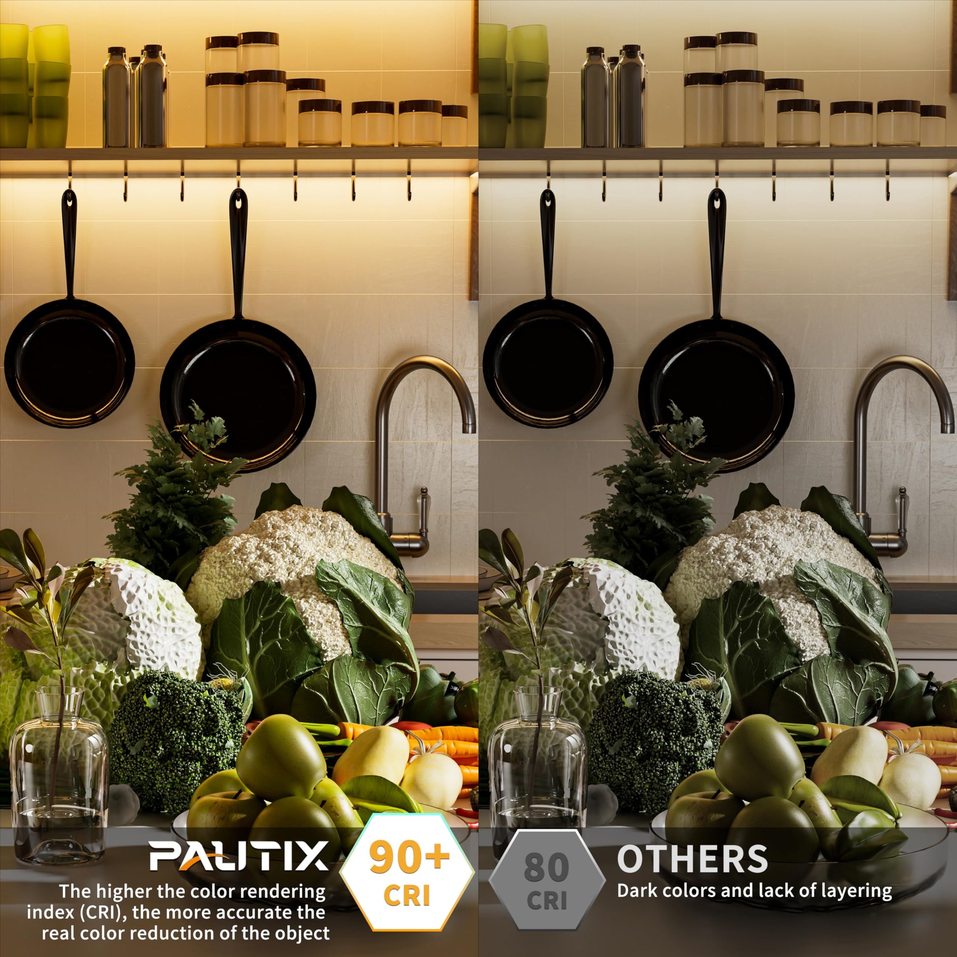 Tira de Luz LED Pautix Blanco Cálido Impermeable Alto Lúmenes para Proyectos de Bricolaje