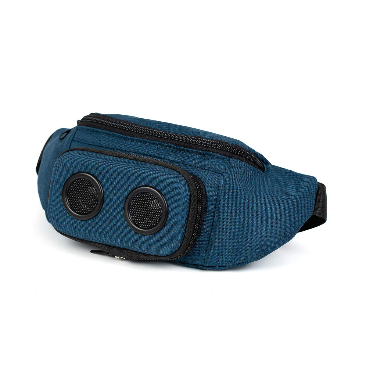 Riñonera Bluetooth con Altavoces de Edición 2018 Azul para Fiestas y Festivales