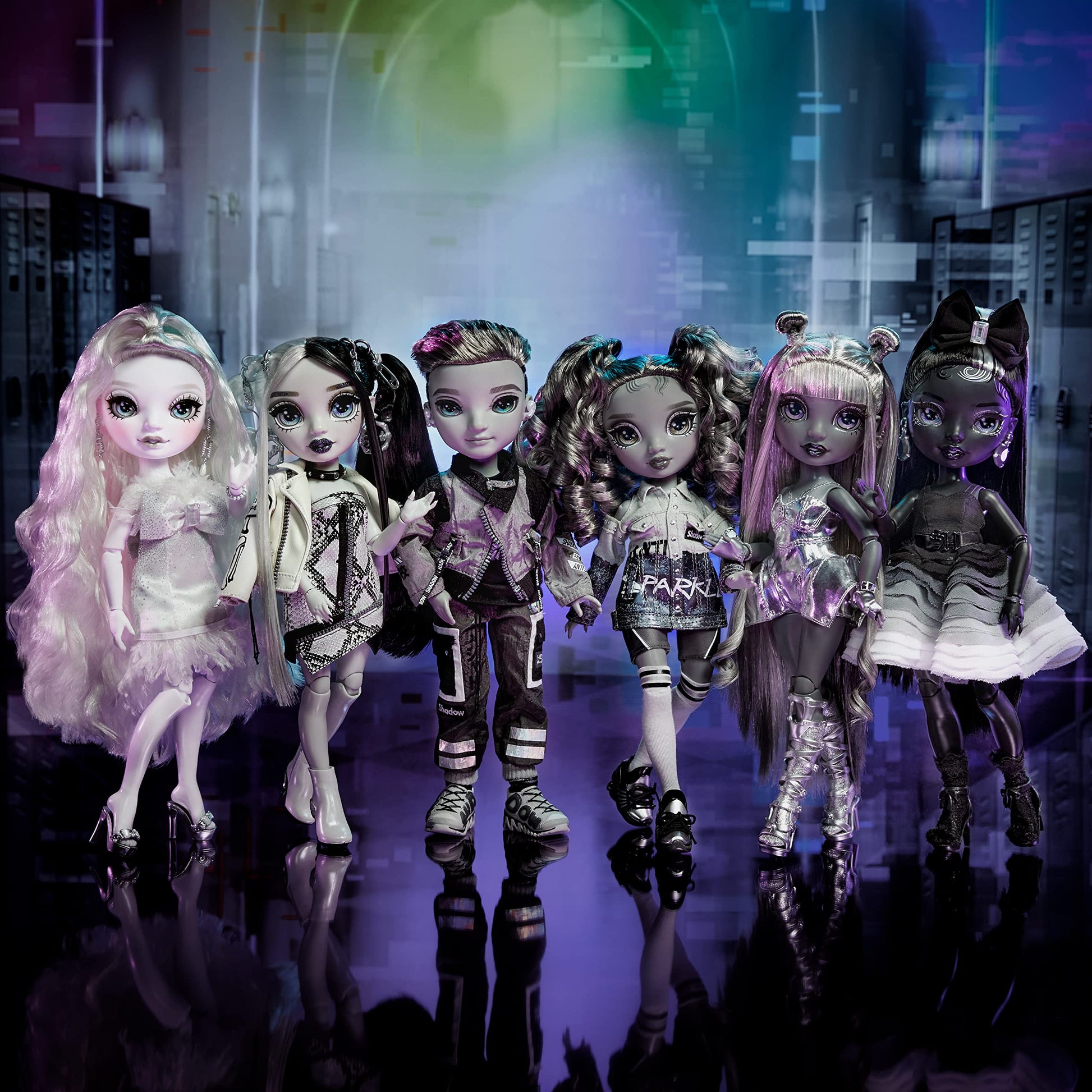 Muñeca de Moda Rainbow High Shadow High Nicole Steel Gris con Cabello Rizado y Atuendos de Diseñador para Niños a Partir de 6 Años