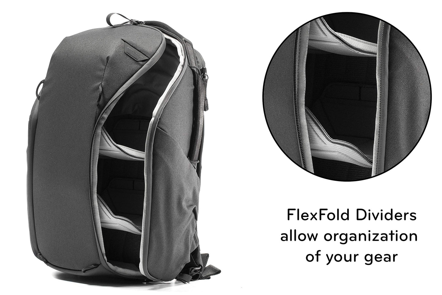 Mochila Peak Design Negra 15L para Computadora Portátil