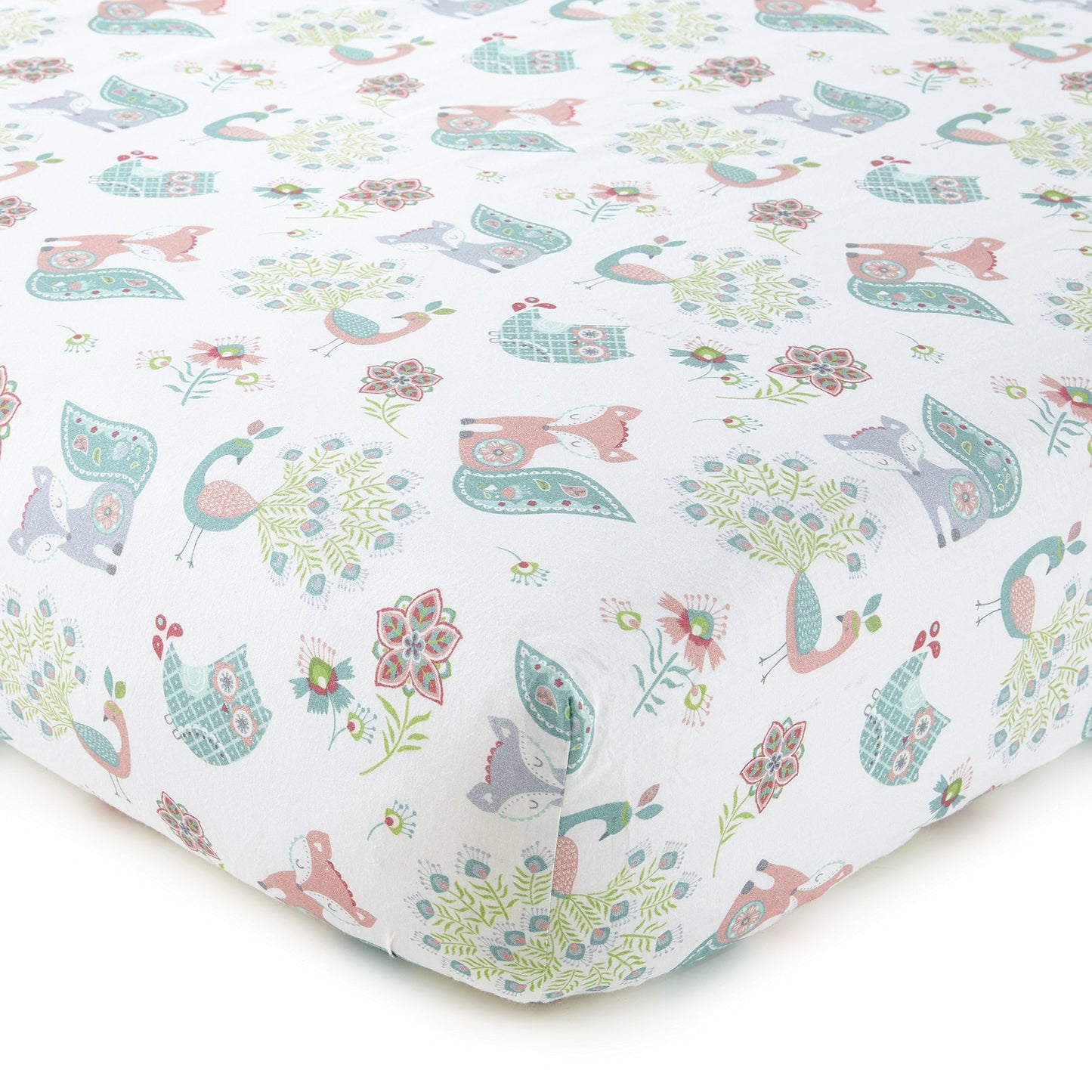 Levtex Baby Fiona - Juego de ropa de cama (5 piezas), Coral, Crib Bedding Set