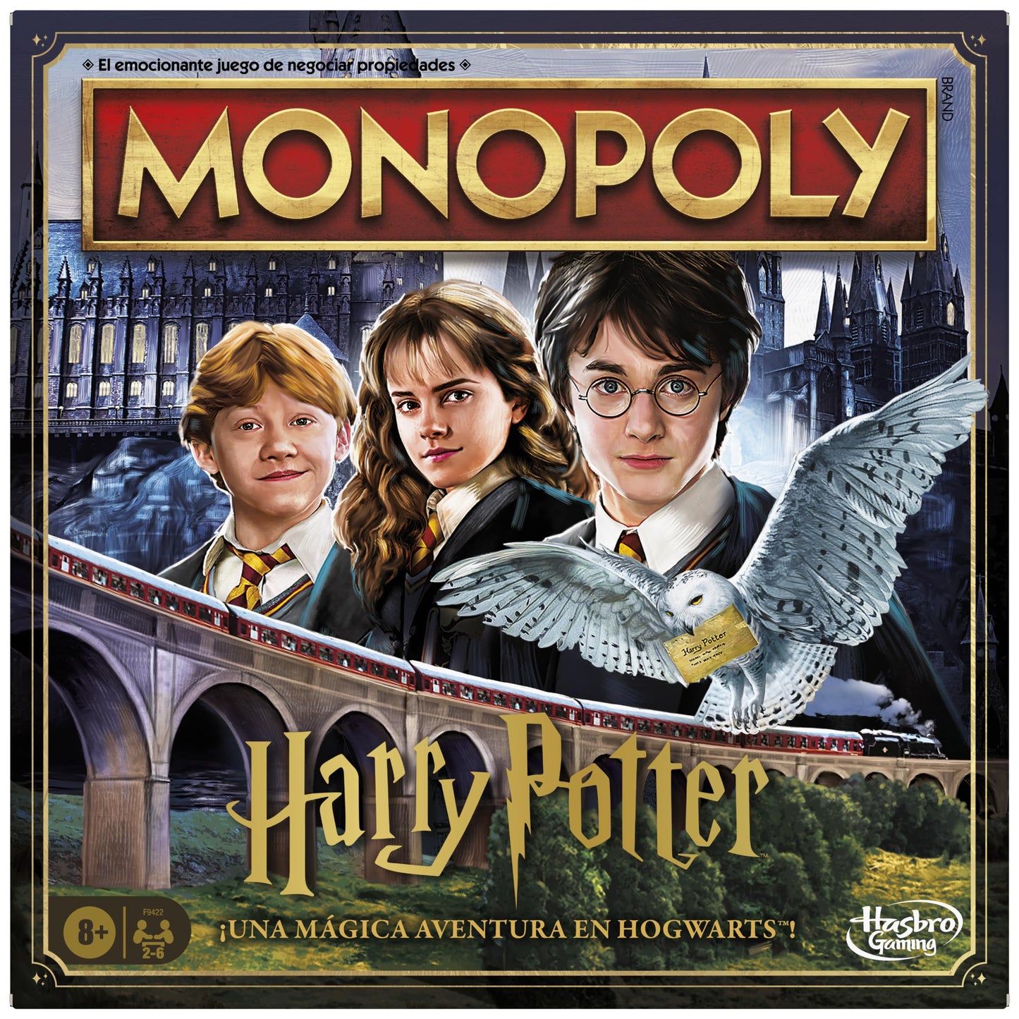 Juego de Mesa Monopoly Hasbro Gaming Harry Potter multijugador para 8 años en adelante