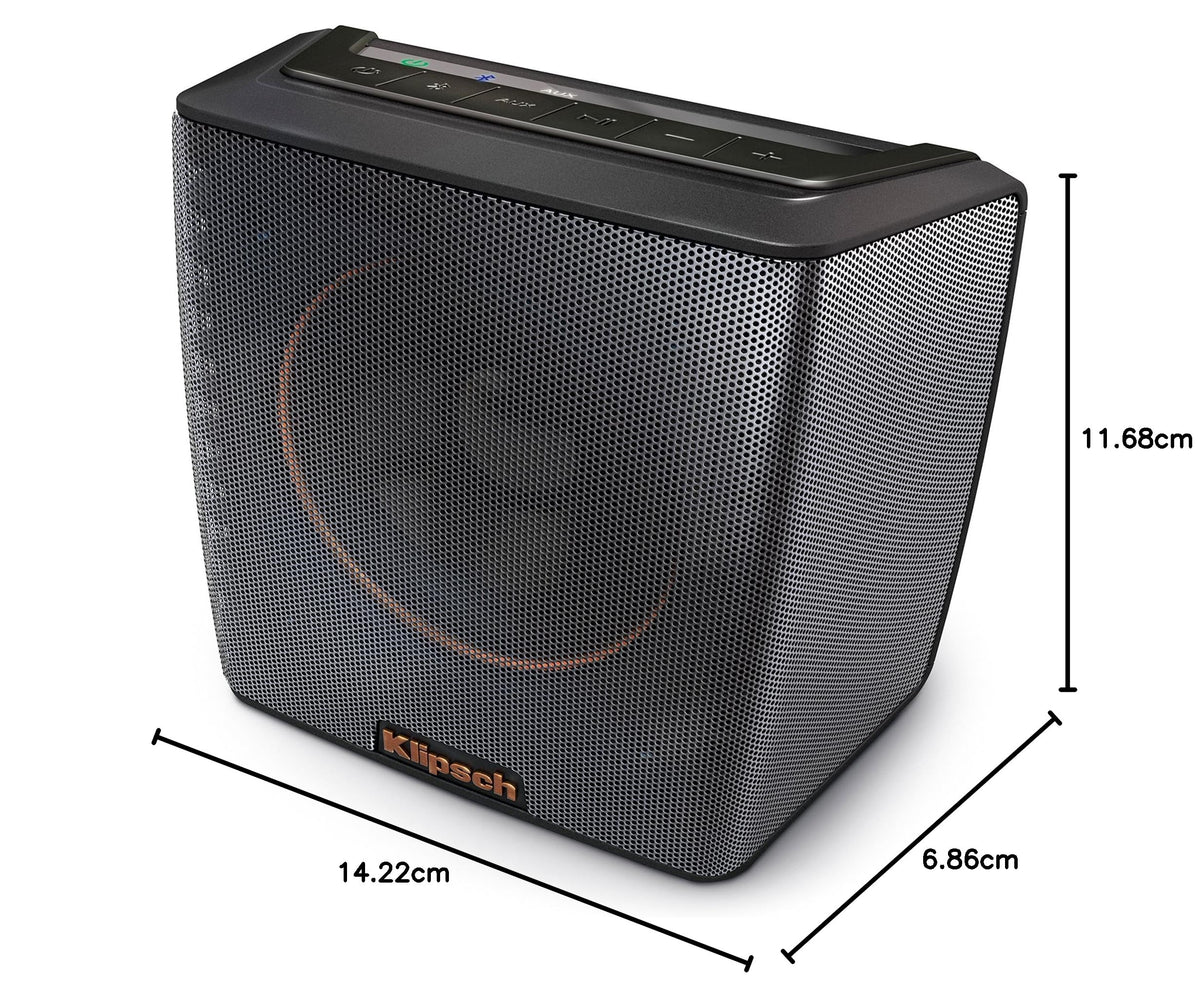 Altavoz Bluetooth Portátil Klipsch Negro con Amplificador Digital