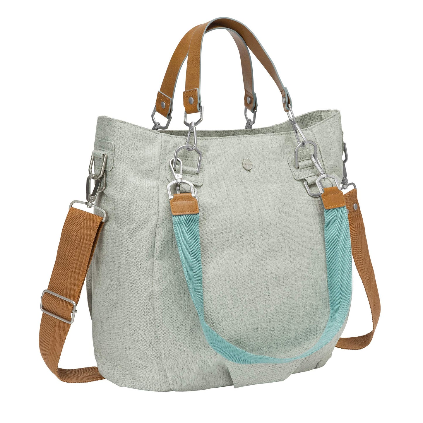 Lassig Lassig Green Label Mix 'n Match - Bolsa para pañales, color gris claro