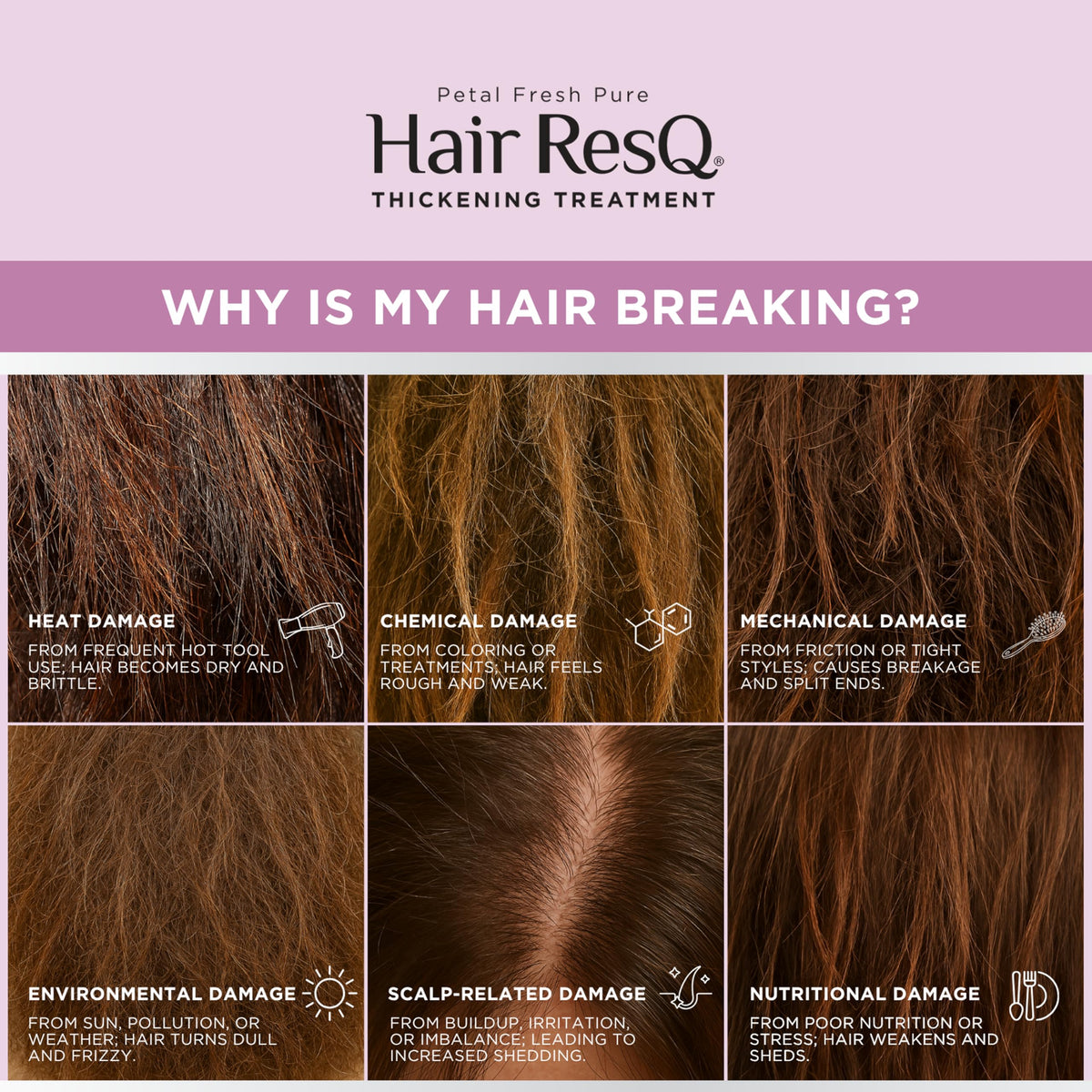 Champú Petal Fresh Pure Hair Resq Engrosador y Reparador 147 Ml