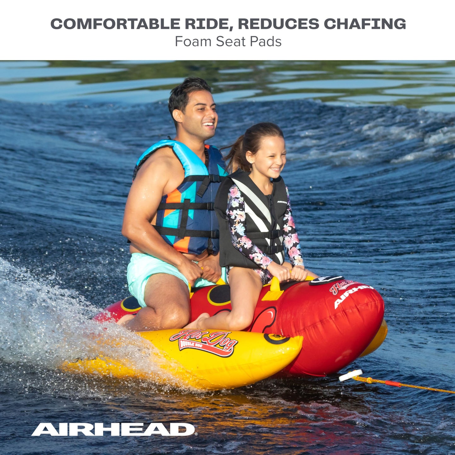 Kwik Tek AIRHEAD HD-2 Double Dog 2 Passenger Towable