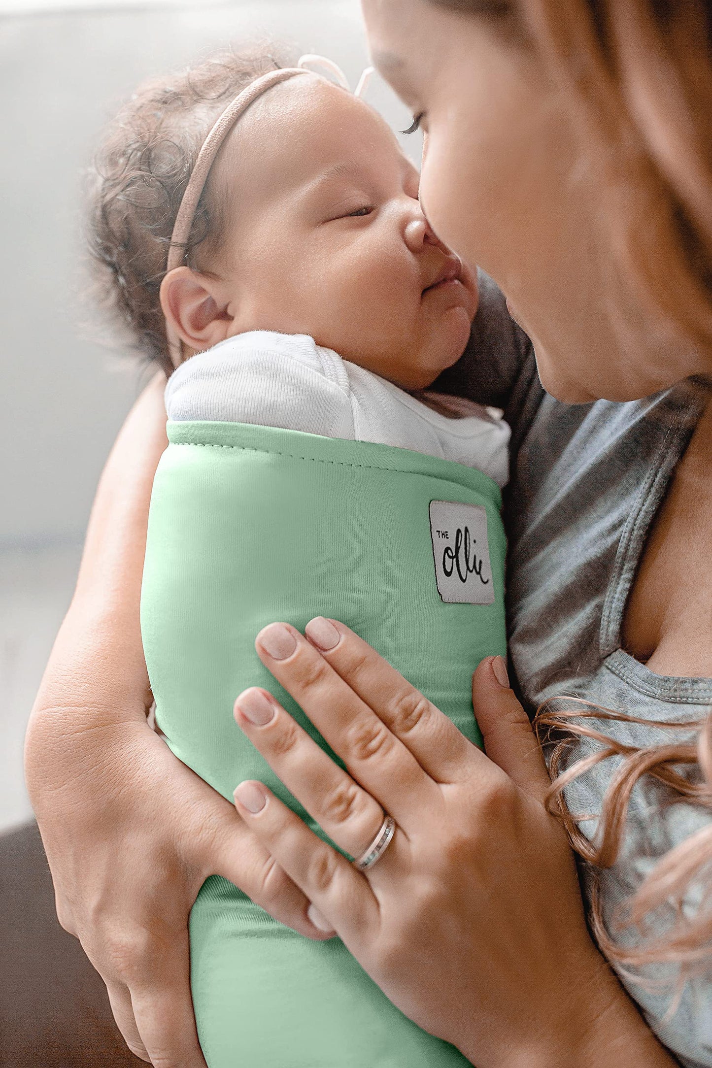 The Ollie Swaddle -- Helps to Reduce The Moro (Startle) Reflex -- Made from a Custom Designed Moisture-Wicking Material (Meadow)