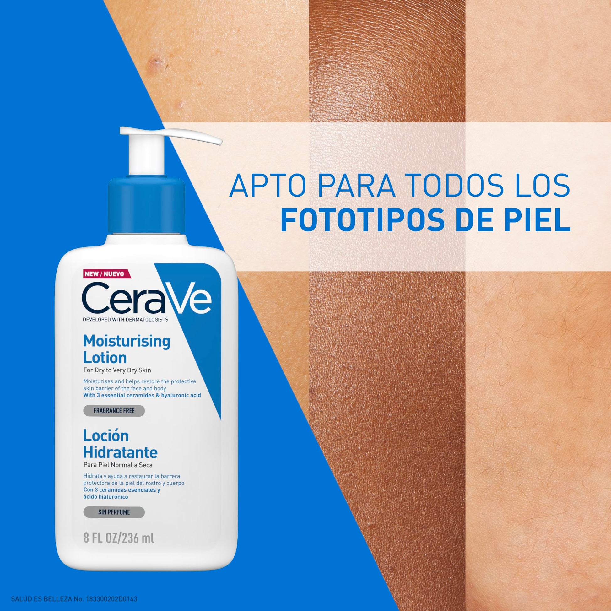 CeraVe Loción Hidratante Corporal - 1 x 236 ml