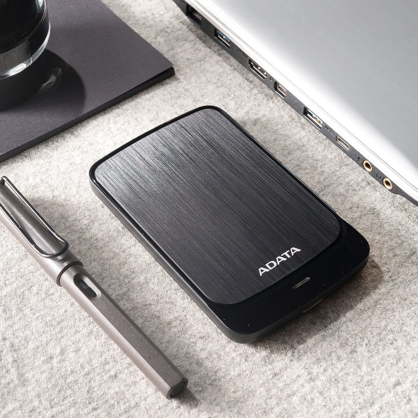 Disco Duro Externo Portátil Adata Negro Slim HV320 1TB USB 3.1 Gen1