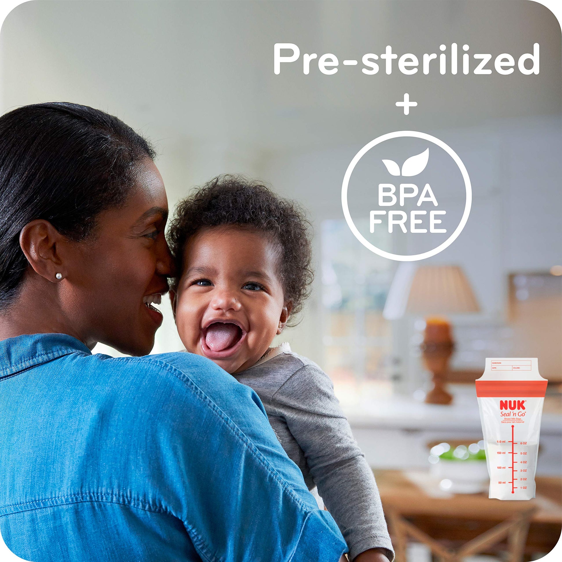 Bolsas de Leche Materna NUK Simply Natural Seal n' Go