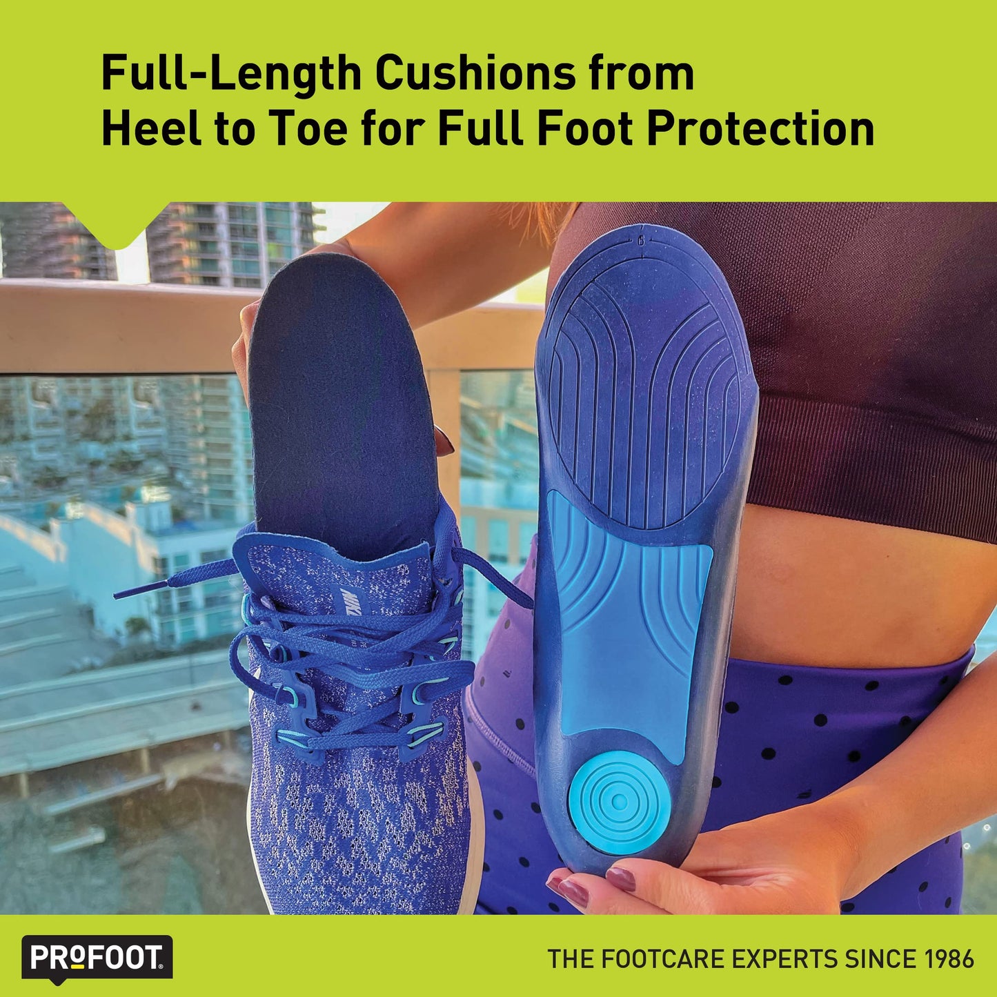 Plantilla Fascitis Plantar PROFOOT Completa para Mujer