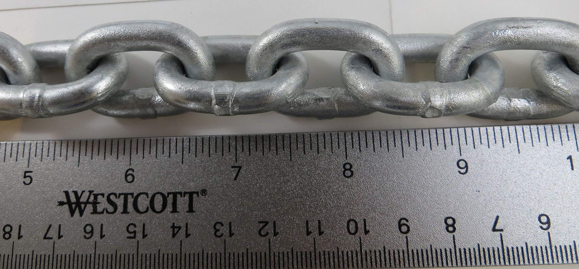 Molinete galvanizado US 1/4" x 4' ISO G4 Cadena de anclaje HDG con grilletes galvanizados