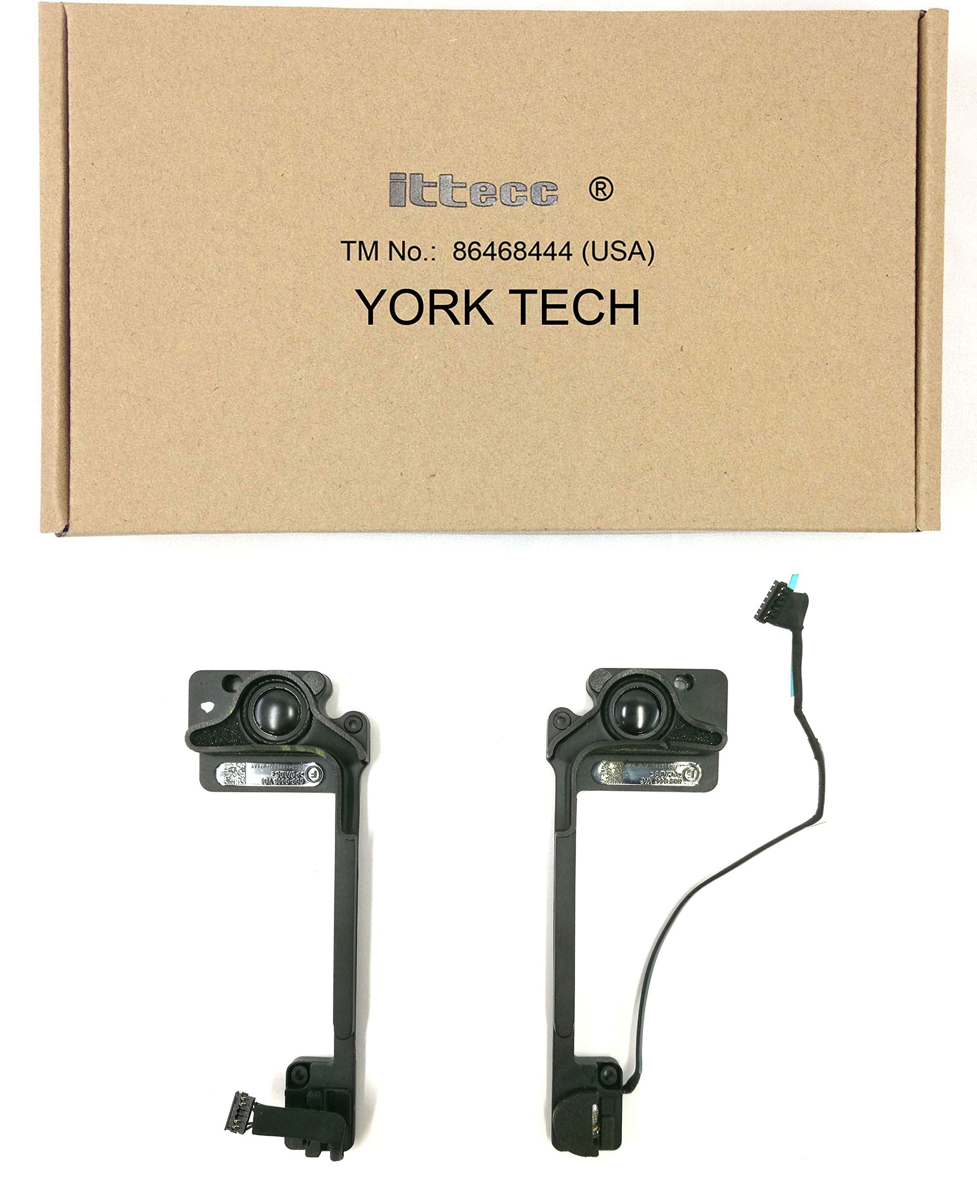 ITTECC 923-0557, 923-00509 - Altavoz derecho e izquierdo para MacBook Pro de 13 pulgadas Retina de 13 pulgadas A1502 2013 2014 2015 Año