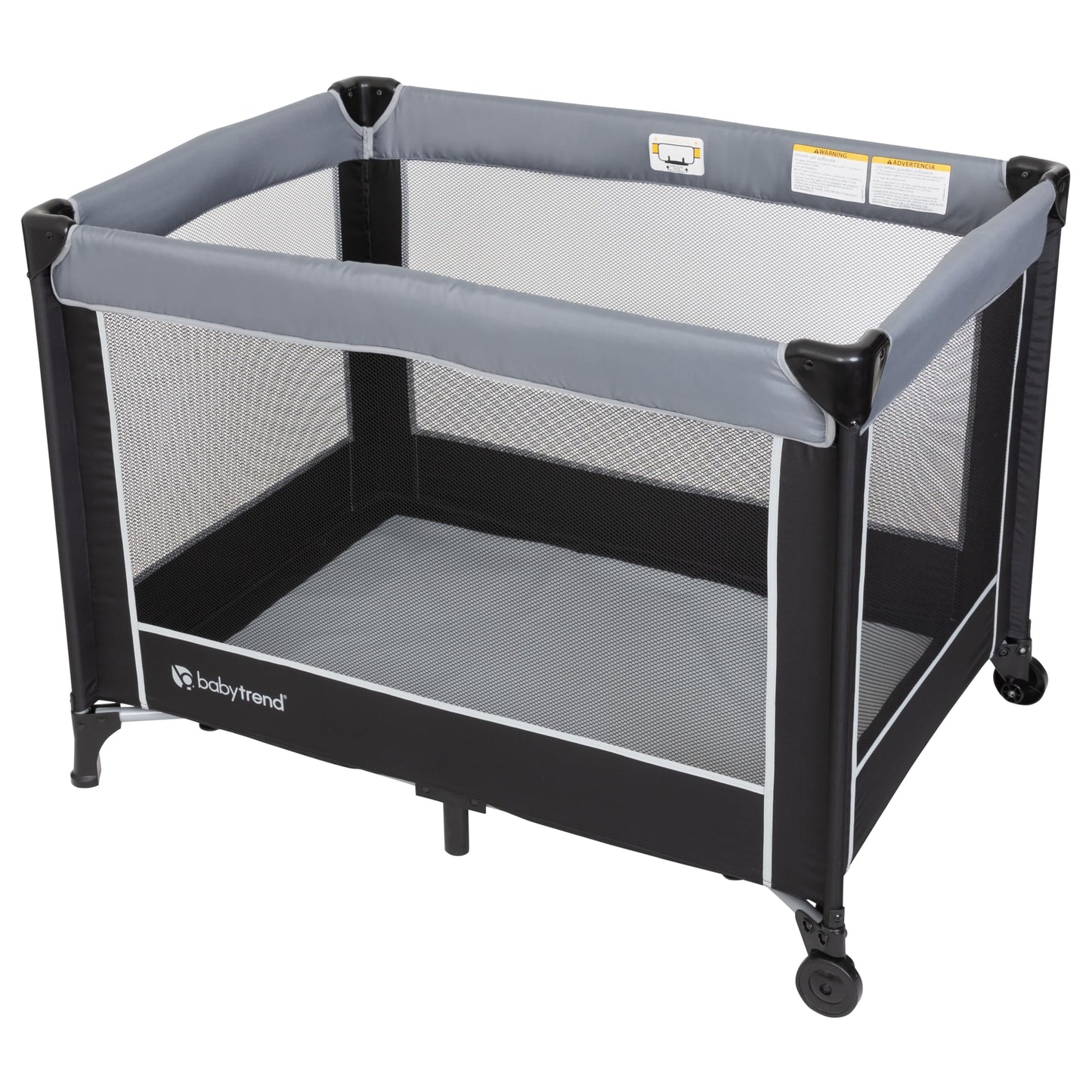 Baby Trend EZRest - Centro de guardería, nube plateada