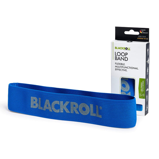 BLACKROLL Bandas de Resistencia para Acondicionamiento Físico - Ligas de Resistencia para Entrenamiento Rehabilitación Deportes y Ejercicios (Azul)