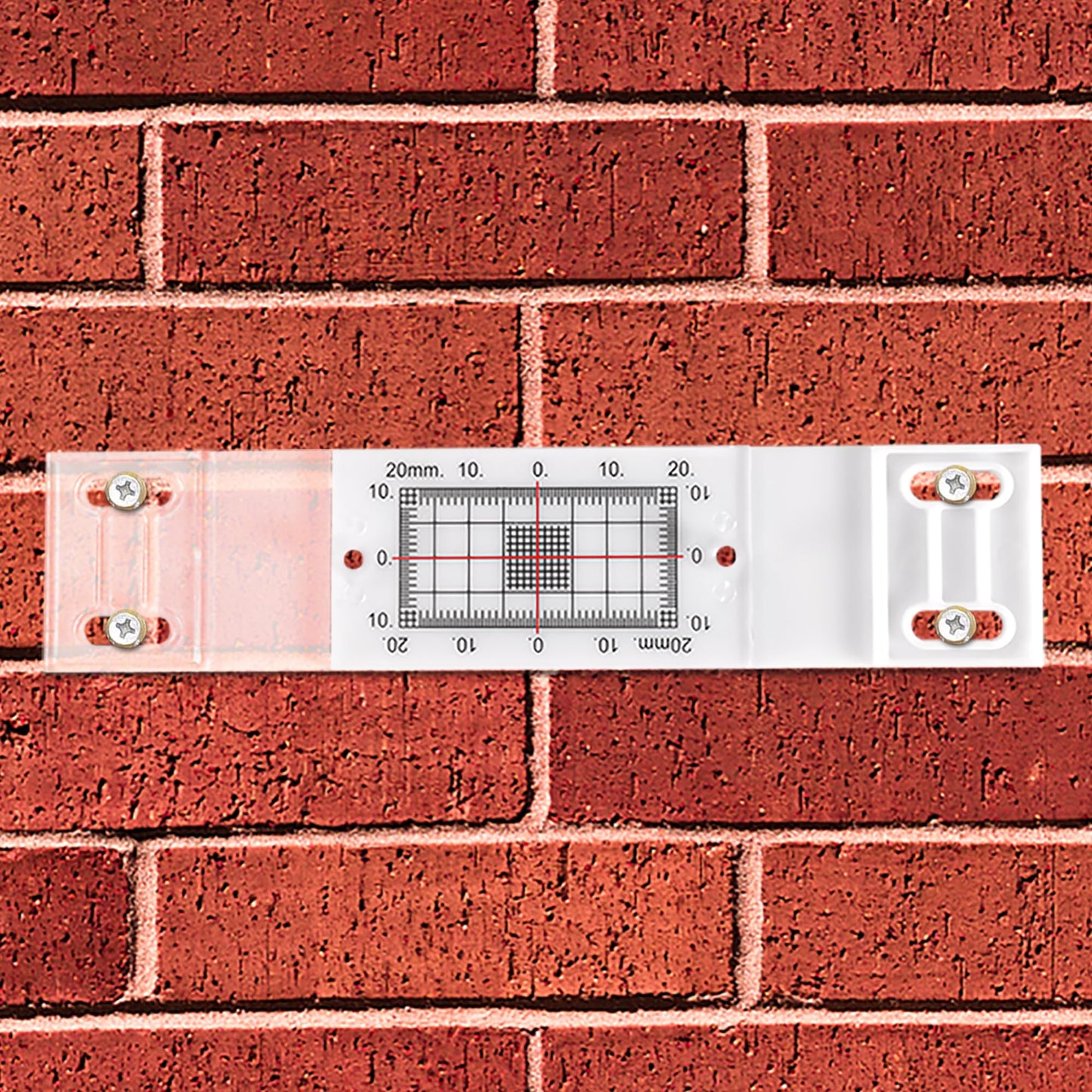 Instrumento de Medición de Grietas con Adaptador Fijo Actualizado Monitor de Deformación de Pared