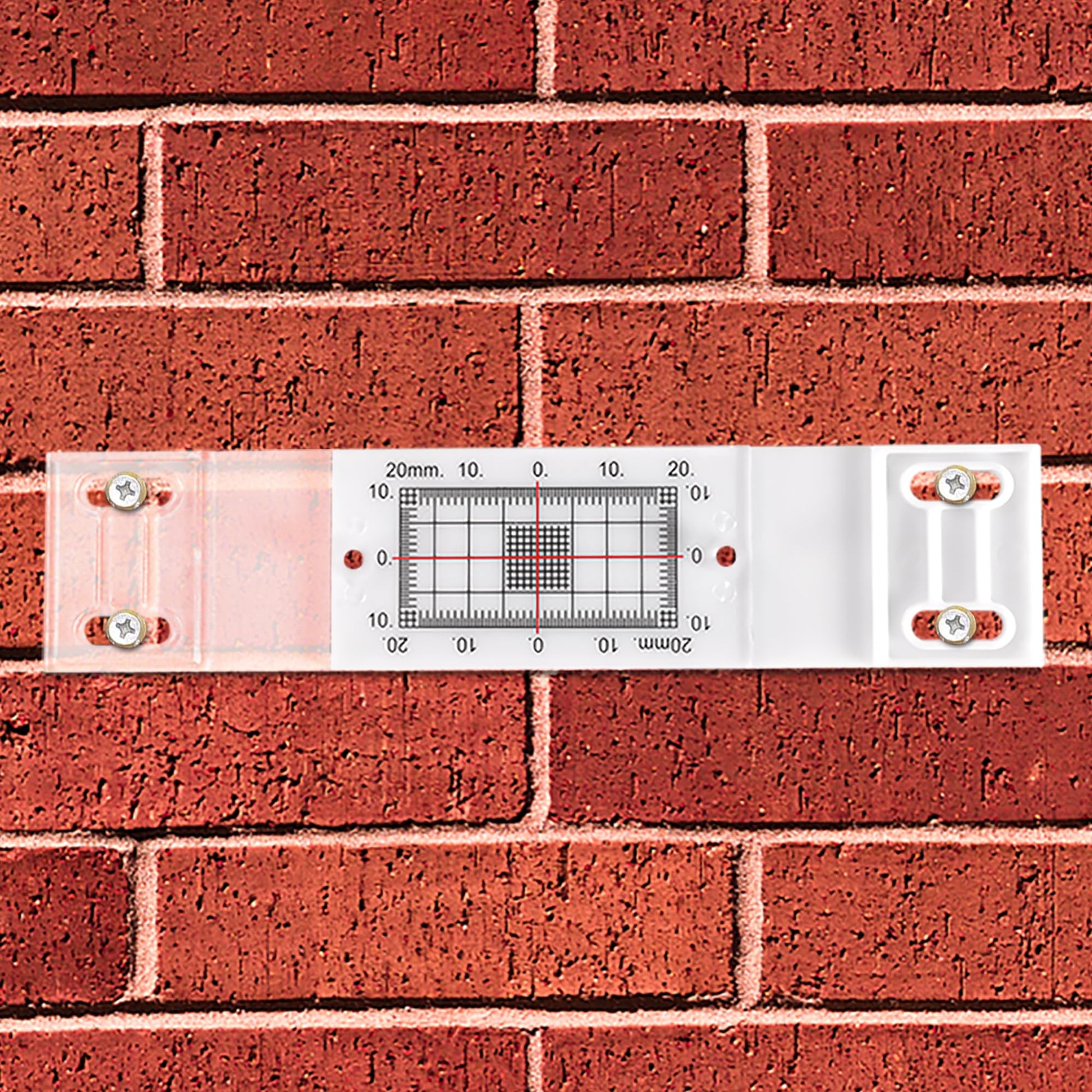 Instrumento de Medición de Grietas con Adaptador Fijo Actualizado Monitor de Deformación de Pared