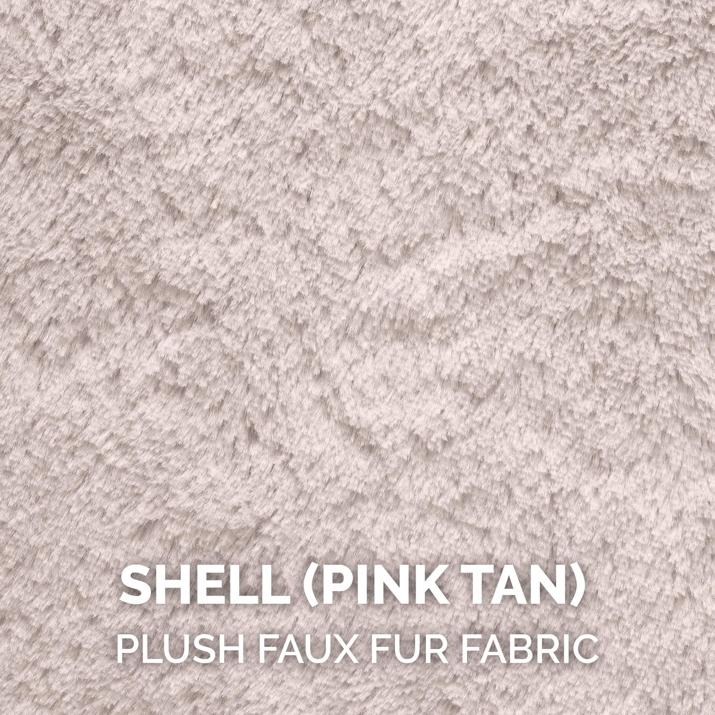 Cama Redonda de Peluche para Mascotas Furhaven Shell Tan Medium