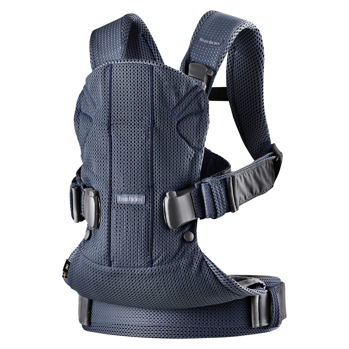 BABYBJÖRN New Baby Carrier One Air 2019 Edition, Mesh, Navy Blue