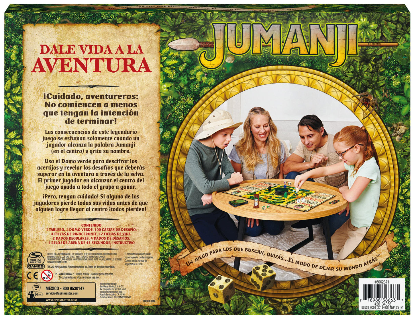 Cardinal, Jumanji el Juego, la última edición del clásico Juego de Mesa de Aventuras para familias y niños a Partir de 8 años