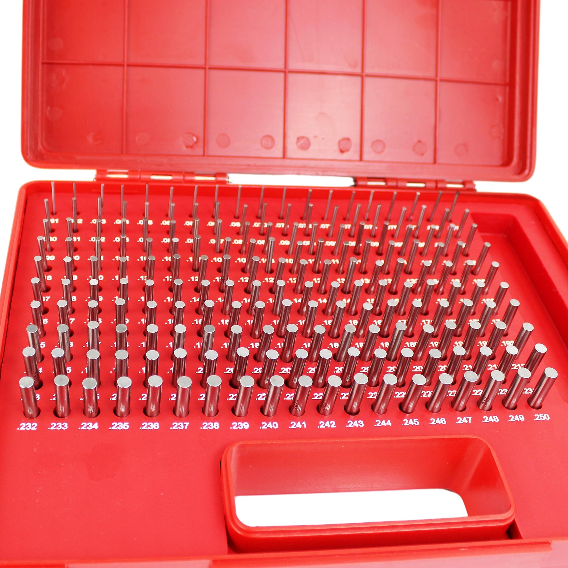 HFS (R) Clase ZZ Juego de Calibres de Pasador de Acero Menos (190 piezas (0.061-0.250") M1)