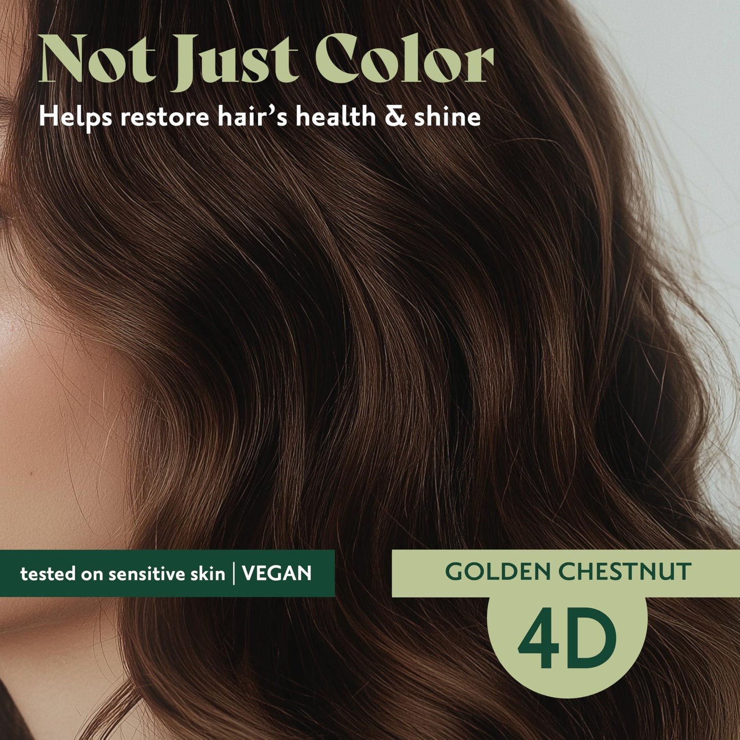 Herbatint Permanent Herbal Haircolour Gel 4D Golden Chestnut - 135 ml - No ammonia and no Parabens