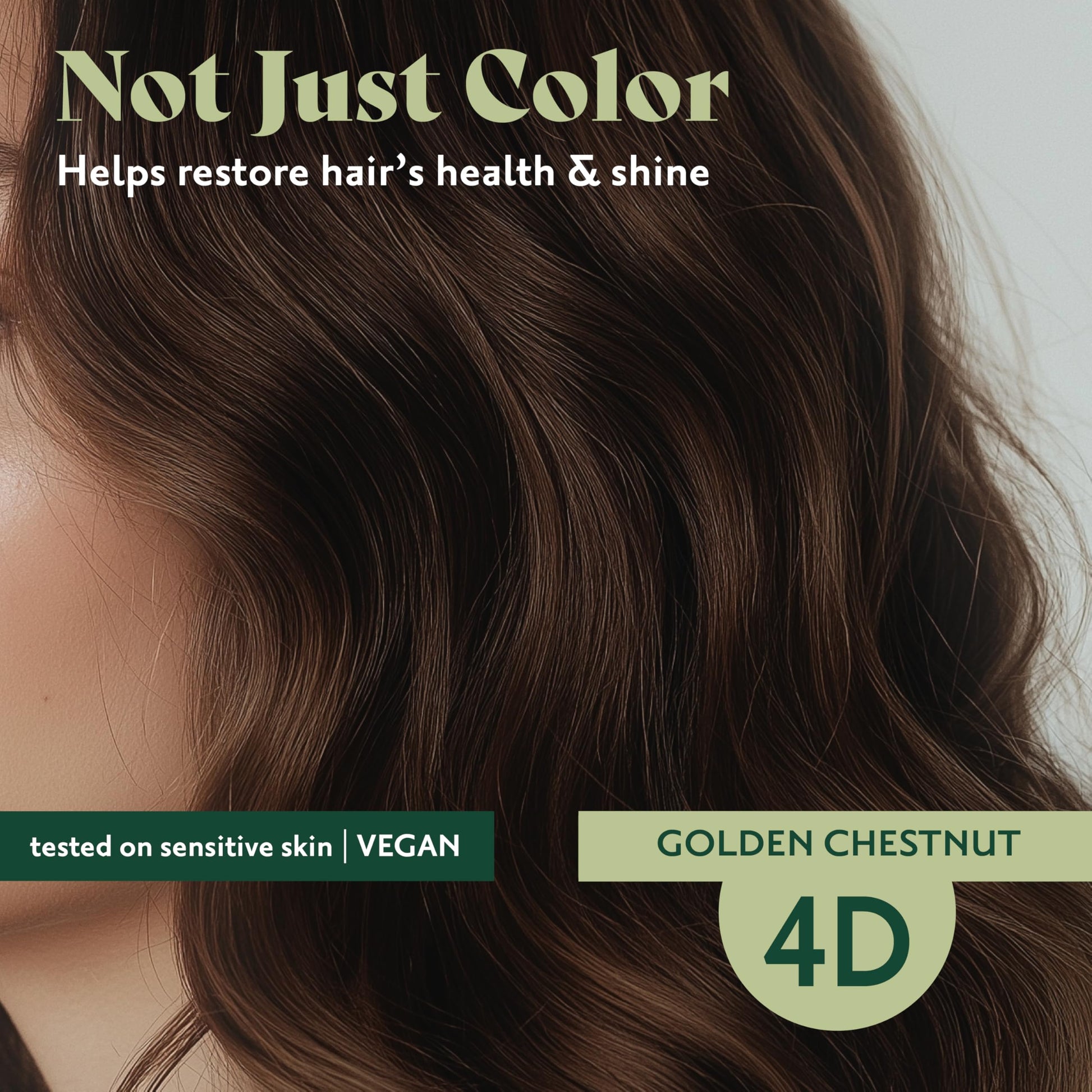 Herbatint Permanent Herbal Haircolour Gel 4D Golden Chestnut - 135 ml - No ammonia and no Parabens