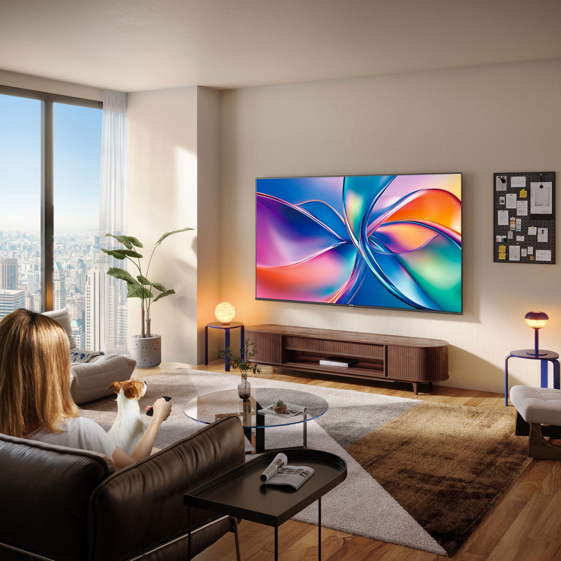 Hisense Television QD6QFM(Modelo 2025) Pantalla 75 Pulgadas,QLED Smart Fire TV UHD 4K,Control Remoto por Voz con Alexa,Escalado AI a 4K,Dolby Vision Atmos, Modo de Juego Plus