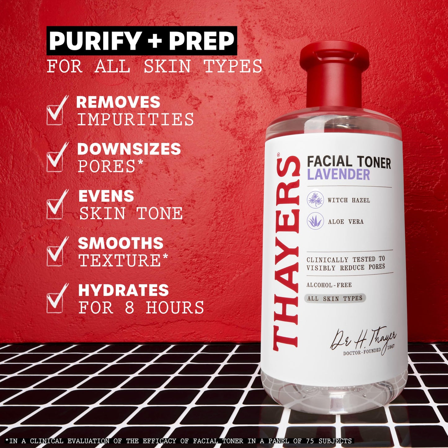 Tónico Facial Thayers Lavanda sin Alcohol con Aloe Vera 12 Onzas