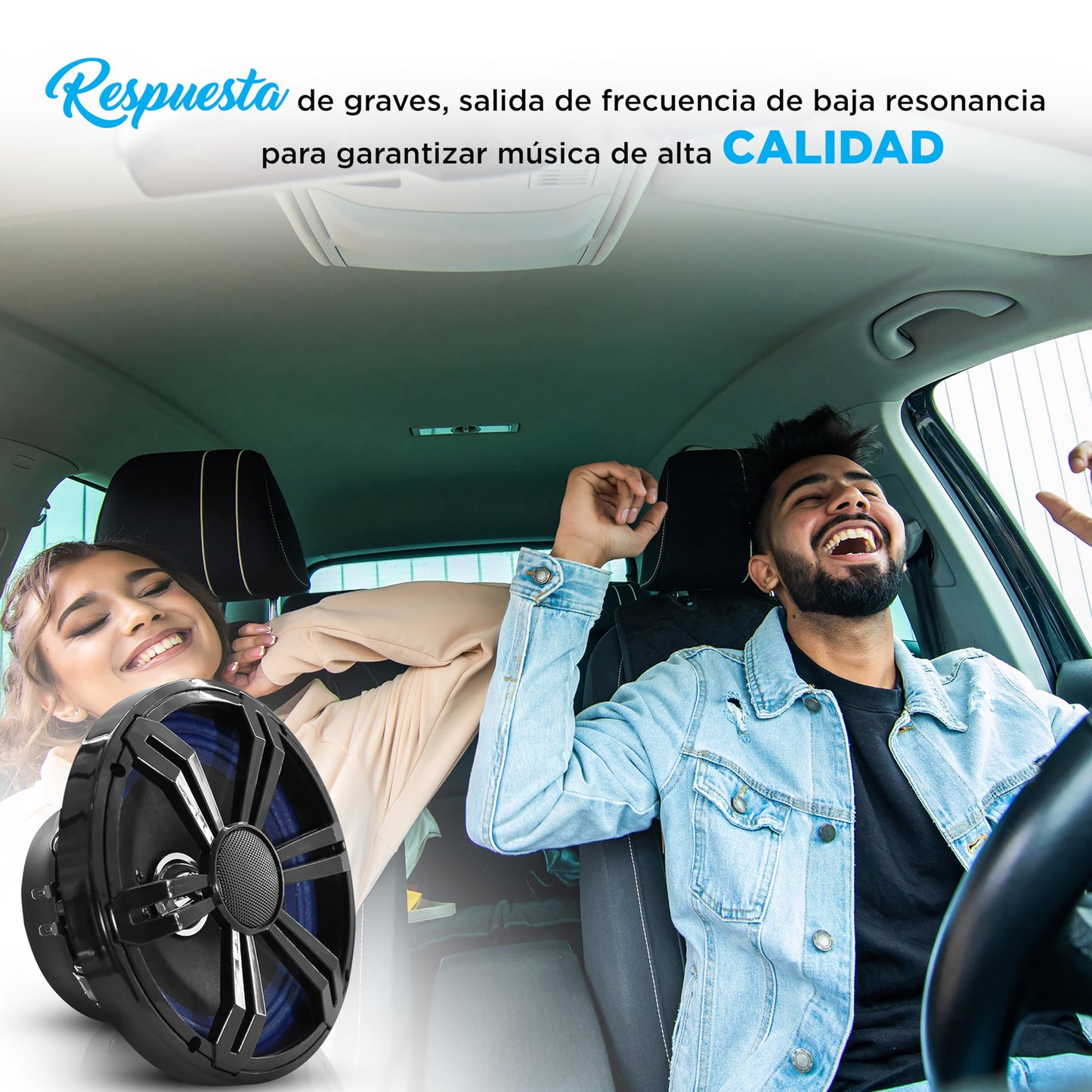 Pyle Bocina Subwoofer de 8 Pulgadas SVC, 250 Watts, 4 Ohms, Componente de Bajos para Carro y Camioneta, Cono de Papel con Borde de Tela, Diseñado para Aplicaciones de Audio Personalizadas