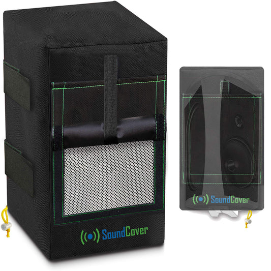 Cubiertas Impermeables para Altavoces 600D C Klipsch y Polk Negras