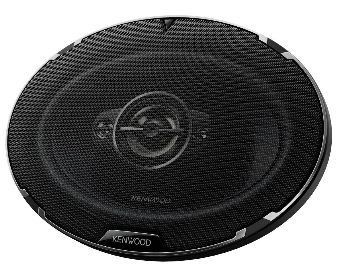 Altavoces de Coche Kenwood 6 x 9 Pulgadas 4 Vías 670 W Cono de Woofer de Polipropileno