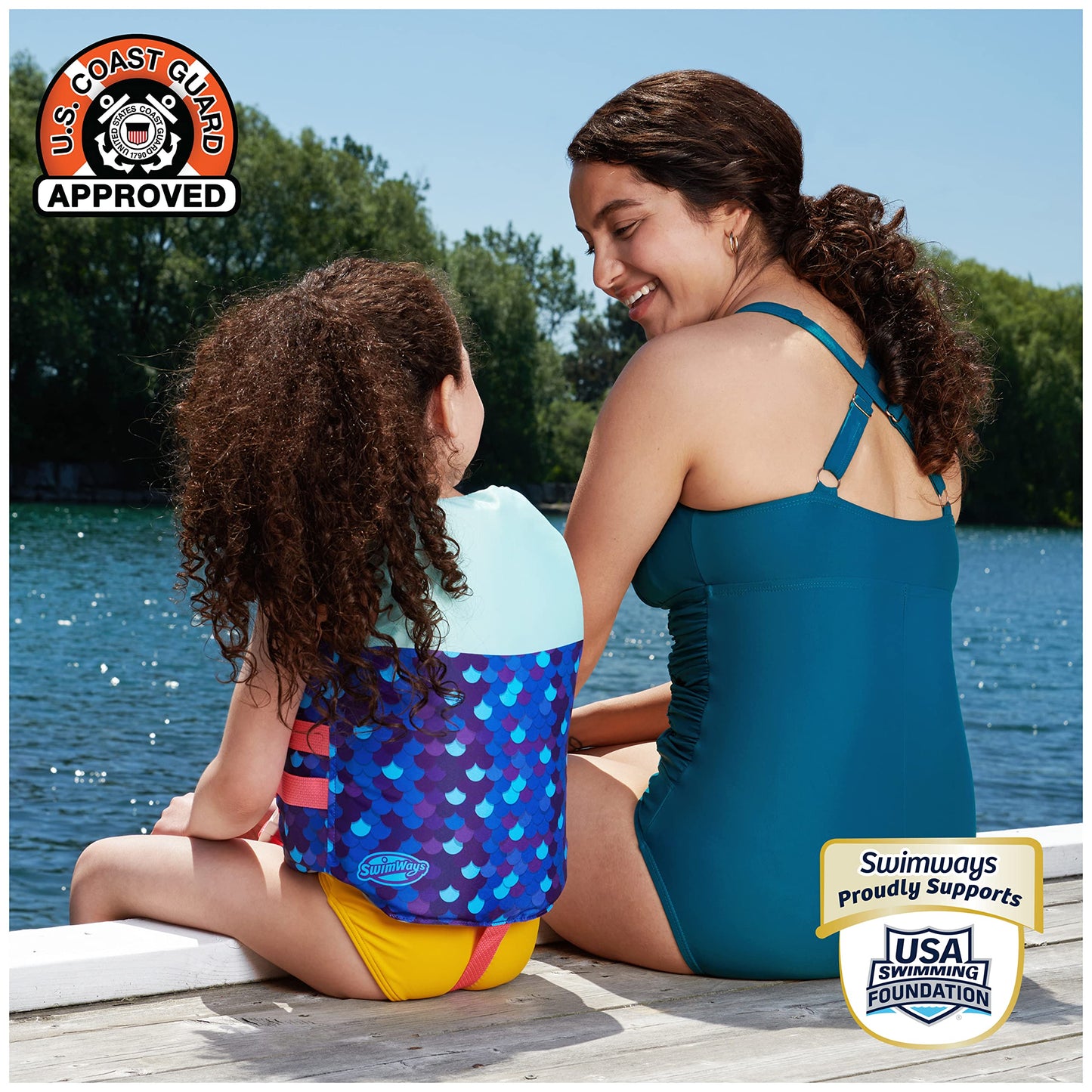 Chaleco Salvavidas SwimWays Gabby's Dollhouse para Niños Aprobado por la Guardia Costera estadounidense 33-55 lbs