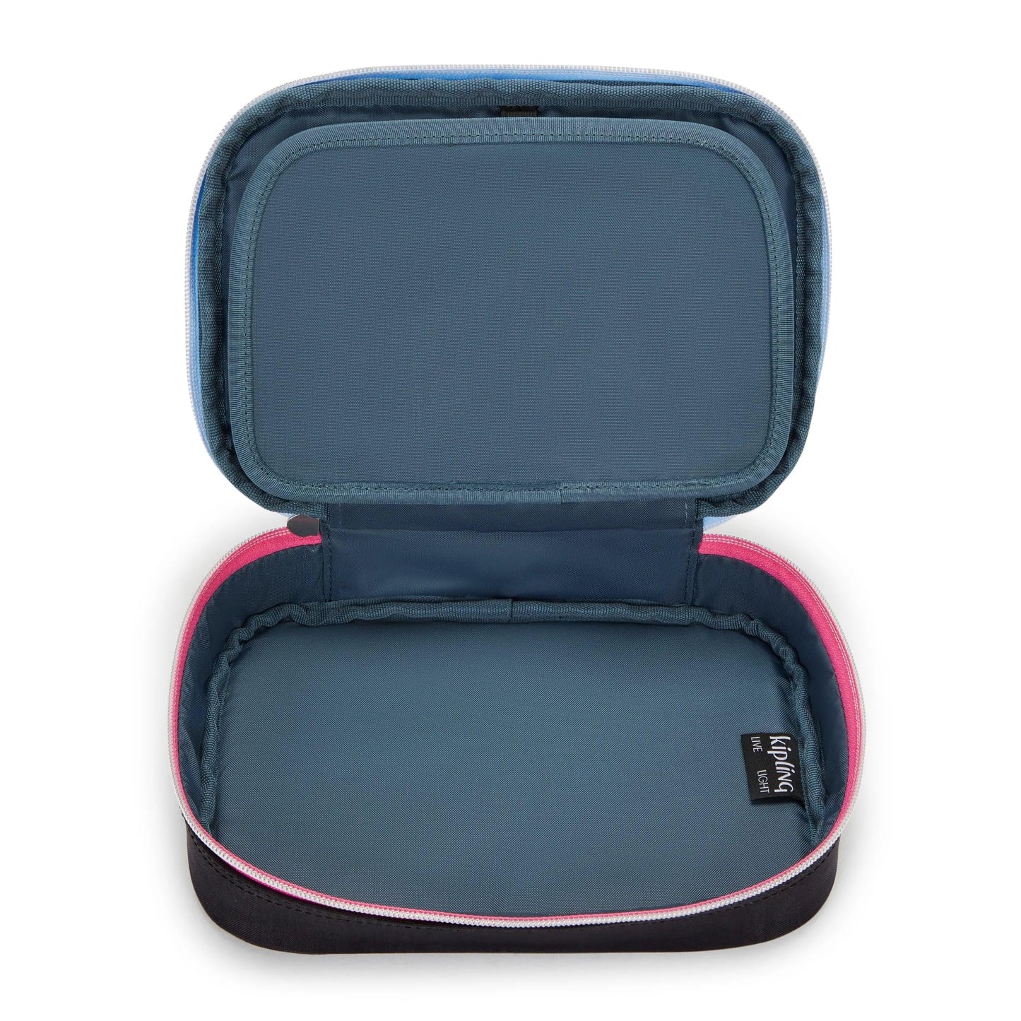 Kipling - Estuche impreso Fc para mujer, 100 bolígrafos, organizar accesorios, suministros de arte, maquillaje, organizador de viaje, True Black FC25, 8.25''L x 6''H x 2''D, Kipling - Bolsa de