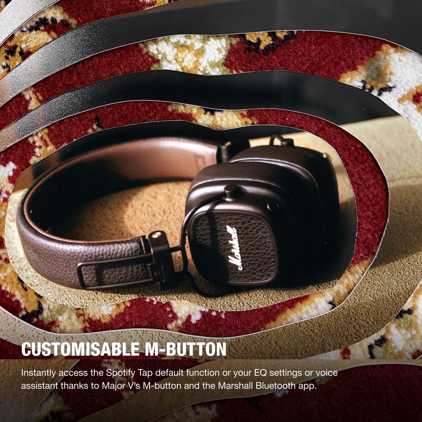 Audífonos Inalámbricos Marshall Major V Café Bluetooth