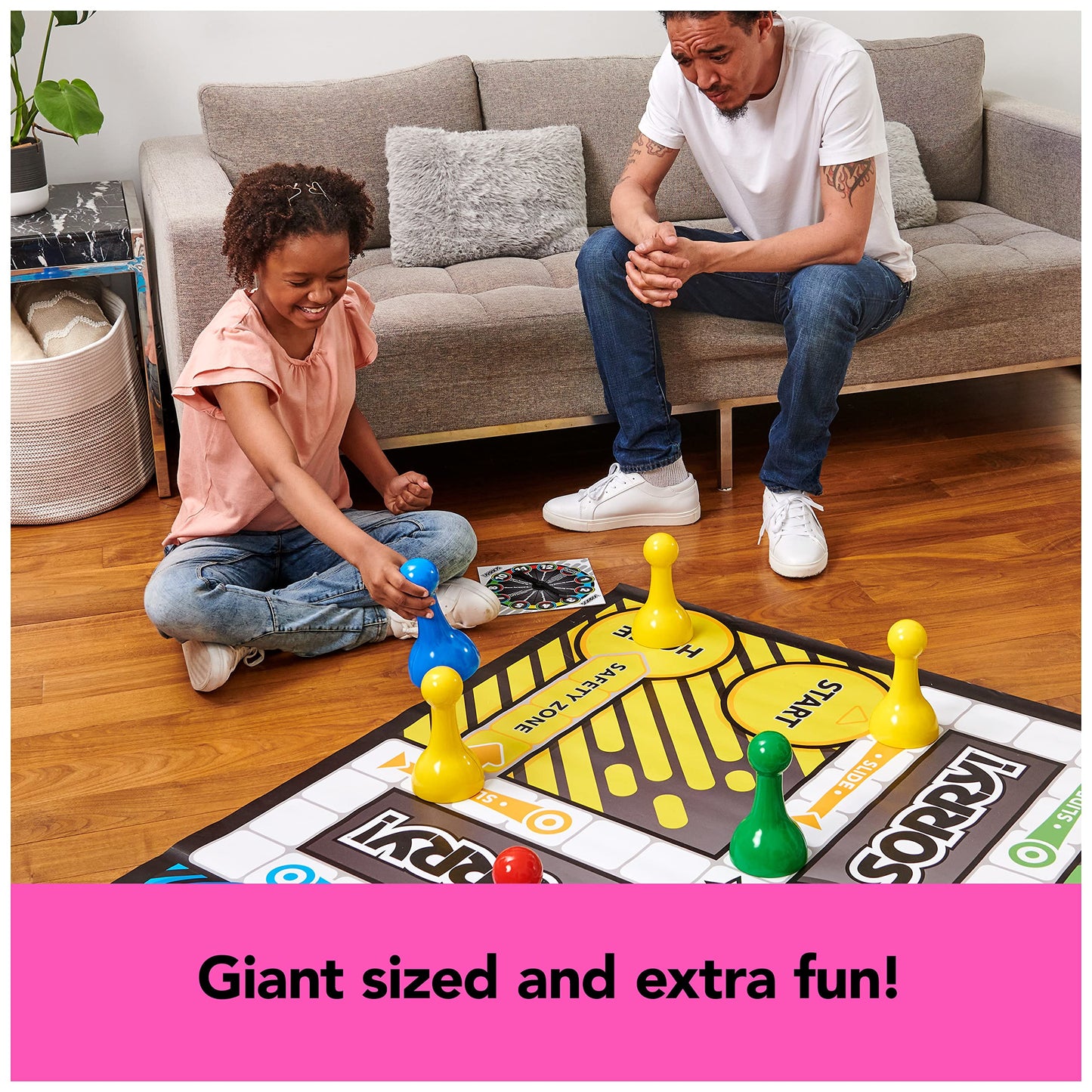 Juego de Mesa Spin Master Games Giant Sorry Verano para Exteriores e Interiores