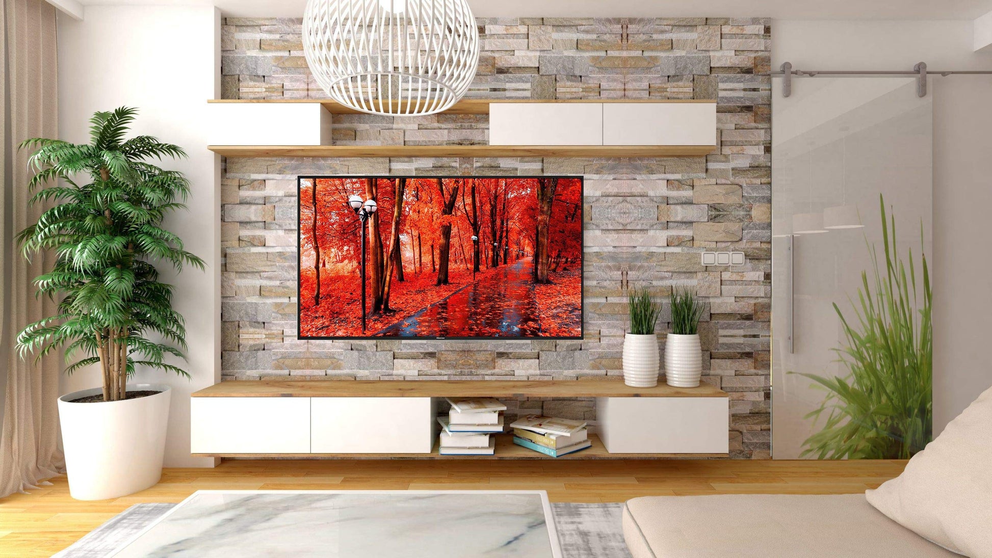Hisense Televisión 2020 4K SmartTV Led con Sistema Roku , Compatible con Google Assistant y Alexa (65R6E3/ 65pulgadas)(Reacondicionado)