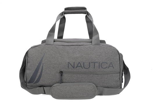 Bolsa de Deporte Nautica Gris con Interior Amplio para Adulto Unisex