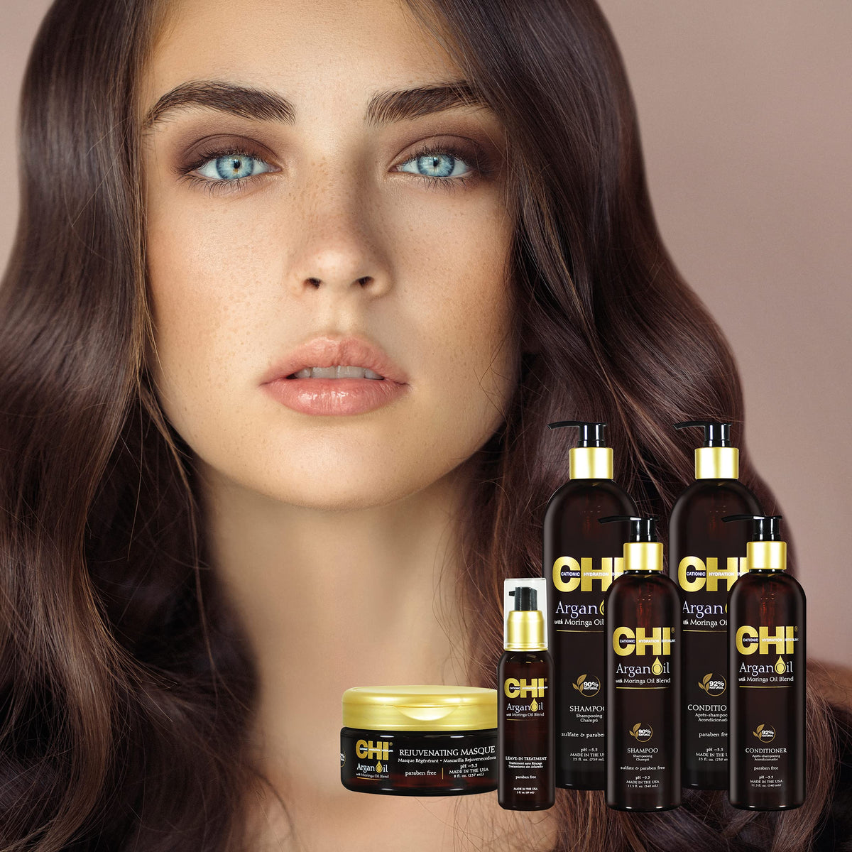 Shampoo CHI Argan y Moringa