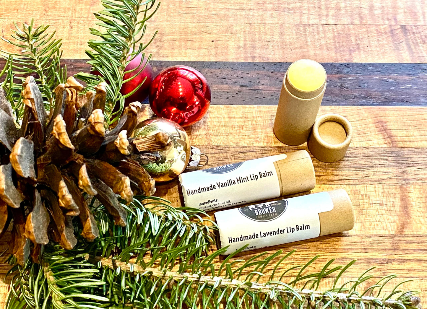 Tubos de Bálsamo Labial GreenWay Kraft con Tapas para Cosméticos, Paquete de 12, Rellenables