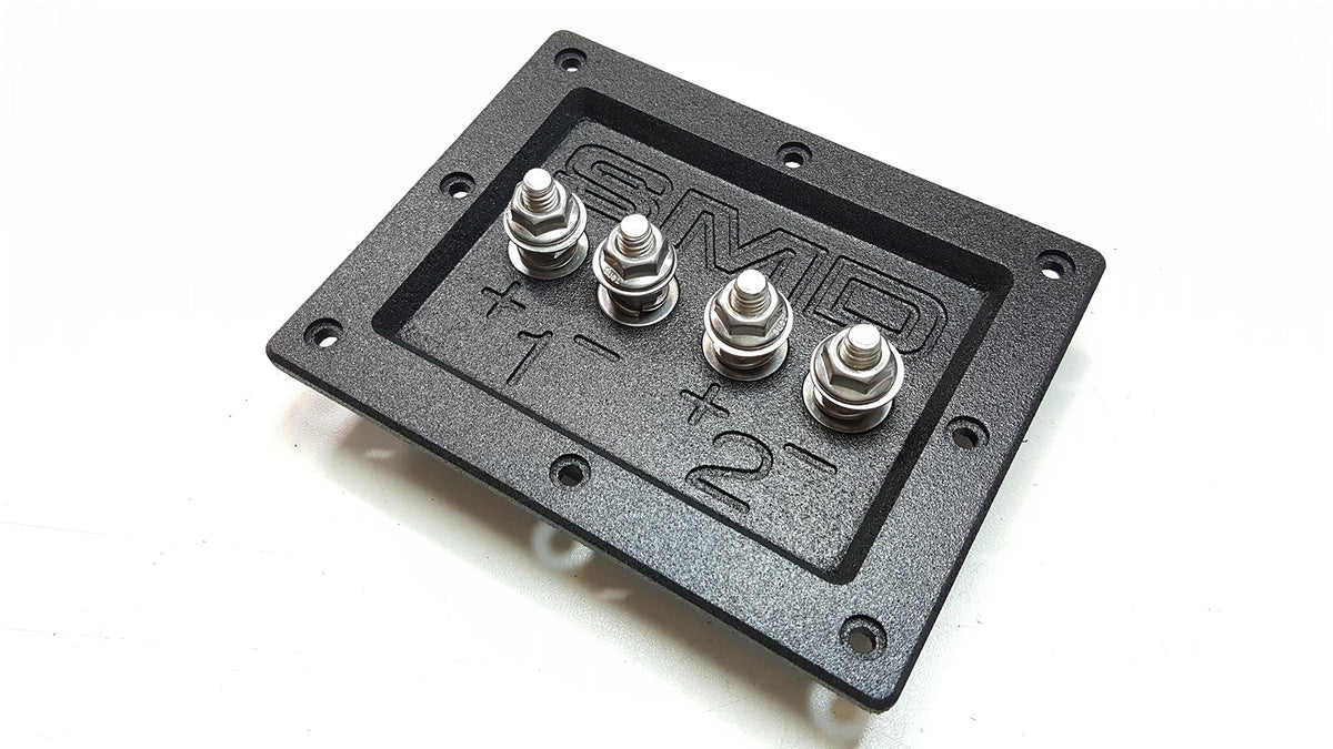Terminal de Altavoz de Alta Resistencia SMD Negro Acero Inoxidable