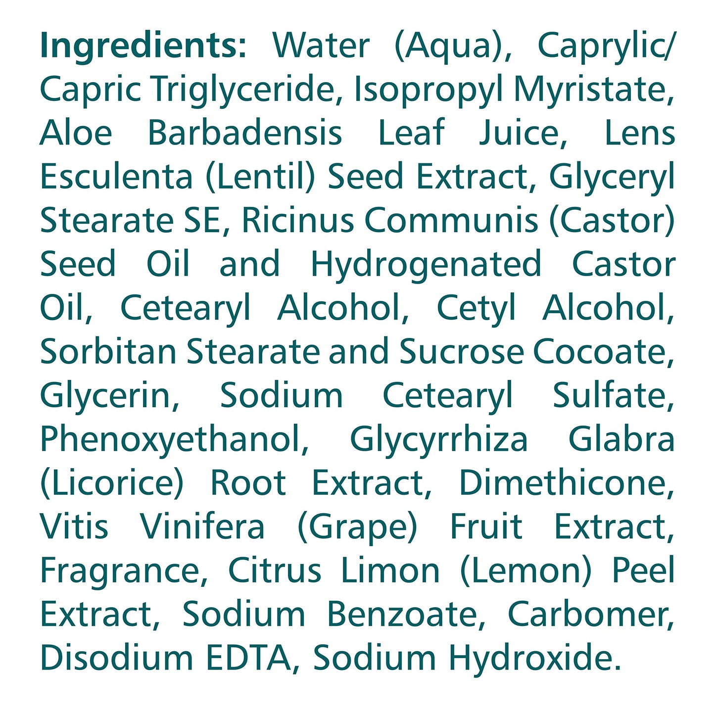 Crema anti-arrugas con Aloe vera y extracto de Uva, 1.69Oz/50ml