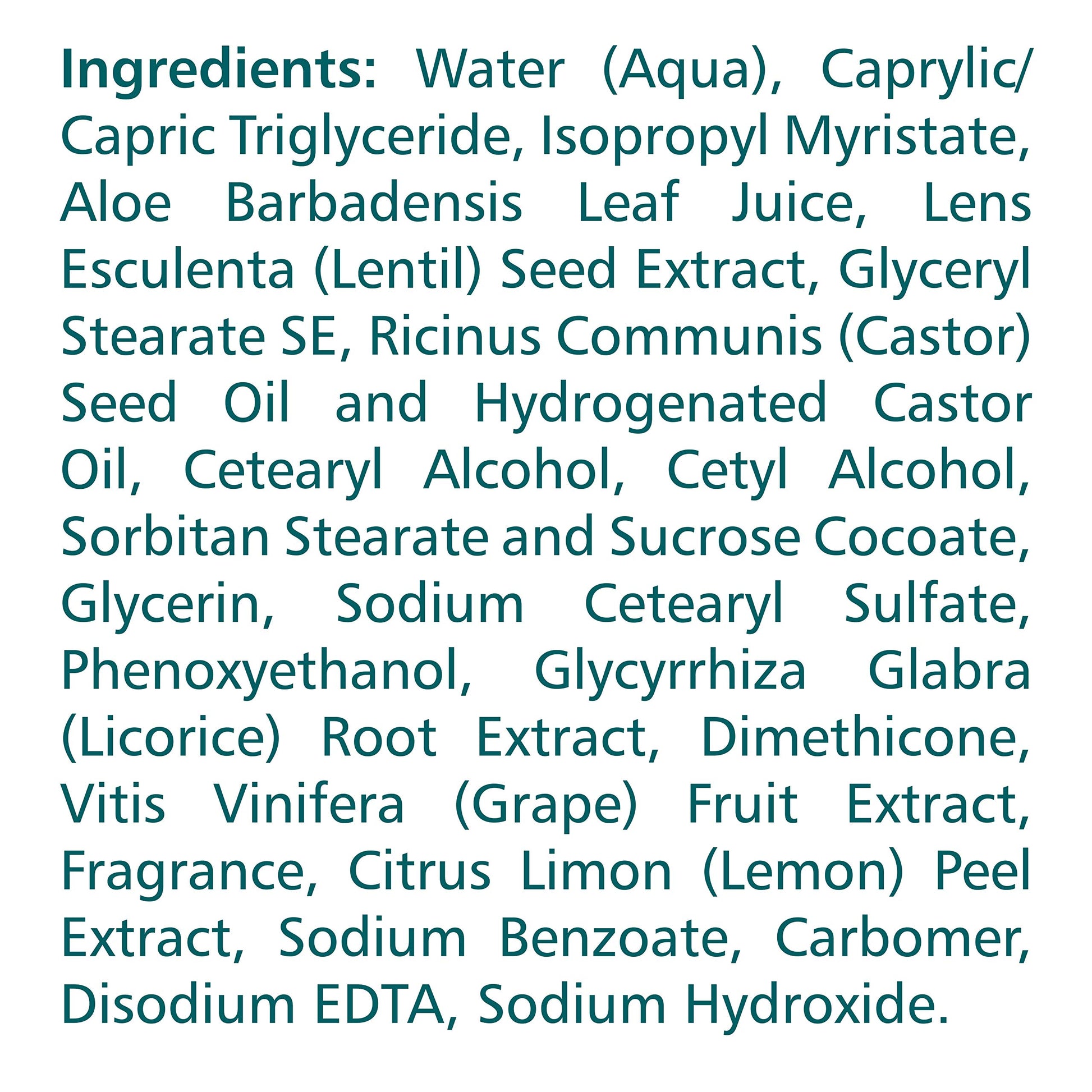Crema anti-arrugas con Aloe vera y extracto de Uva, 1.69Oz/50ml