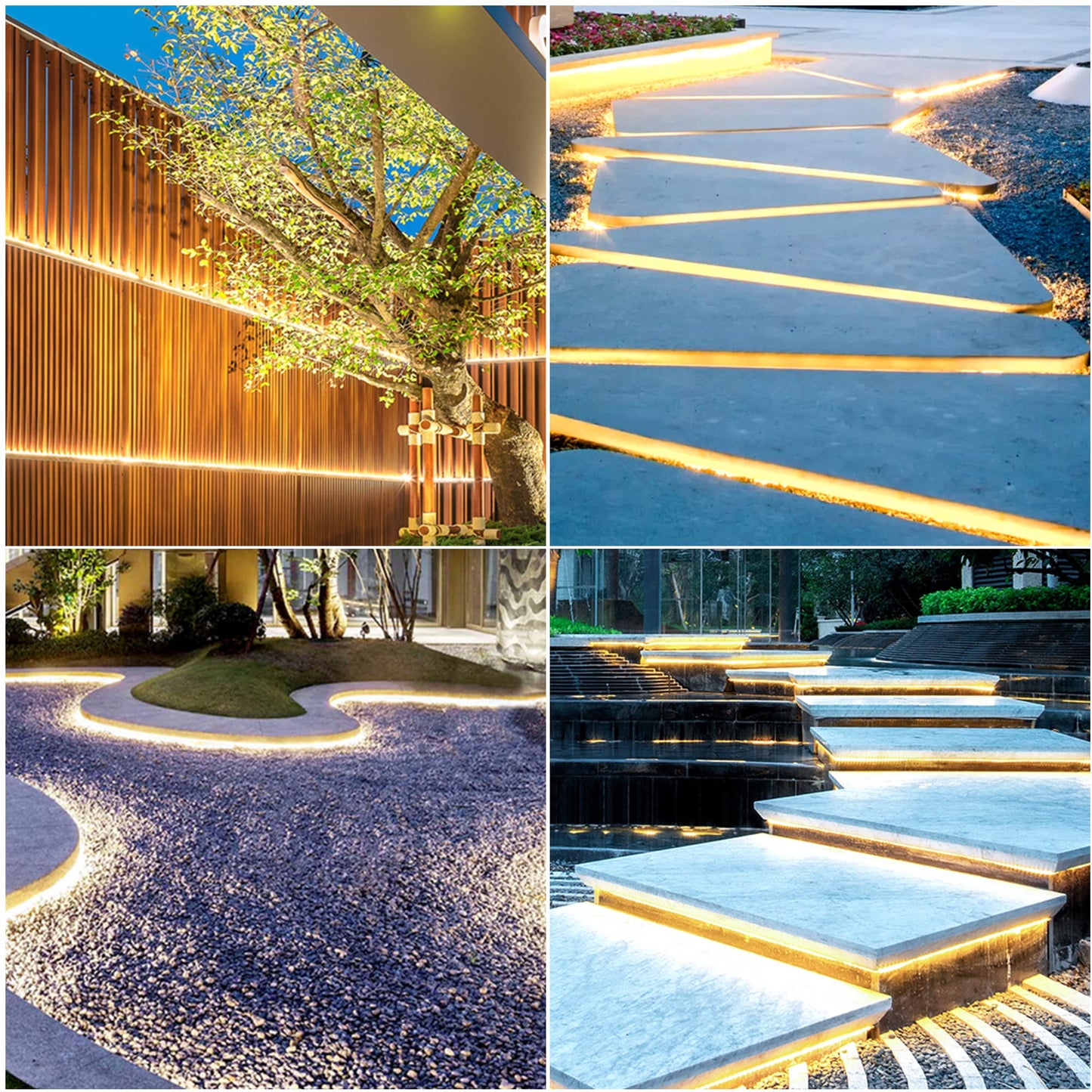 Tira de Luz LED Pandery Blanco Cálido CRI90+ para Baño, Piscina y Jardín